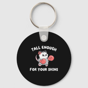 Cut funny tall enough for shins possum boxing meme key ring
