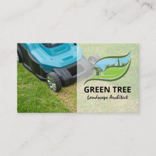 Cut Grass   Landscaping Gardener  Business Card