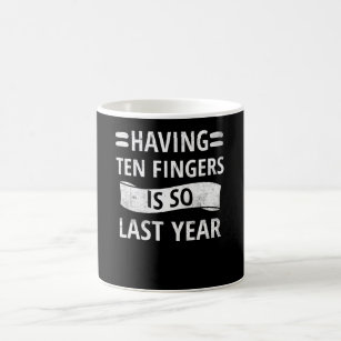 Cut Off Amputated Finger Amputee Recovery Gifts Coffee Mug
