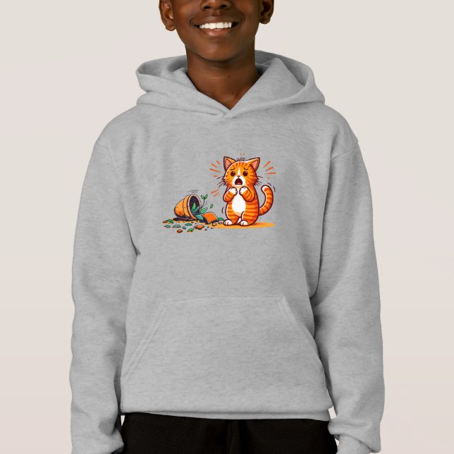Cut Orange Cat - (Front)