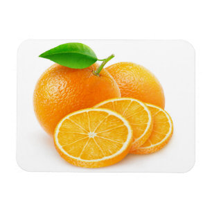 Cut oranges magnet