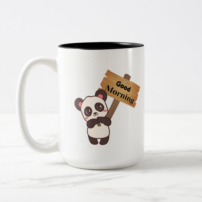 cut panda mug (Left)