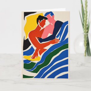 Cut Paper Spoon Embrace Card