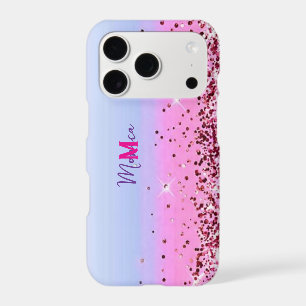 Cut pink Turquoise Purple glitter Faux Glitter