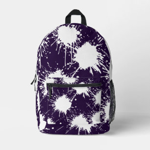 Cut & Sew Backpack – Very Dark Violet for School