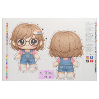Cut & Sew plushie kids sewing for beginners Fabric