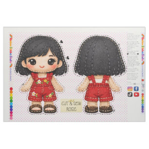 Cut & Sew plushie kids sewing for beginners Fabric