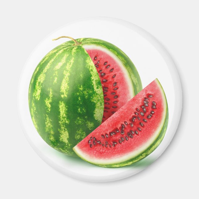 Cut watermelon magnet (Front)