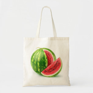 Cut watermelon tote bag