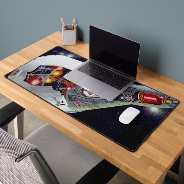 Cutaway A Two-Person Gemini Spacecraft In Flight. Desk Mat (Office 2)