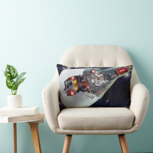 Cutaway A Two-Person Gemini Spacecraft In Flight. Lumbar Cushion