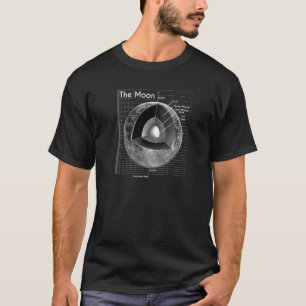Cutaway Description Of The Moon T-Shirt