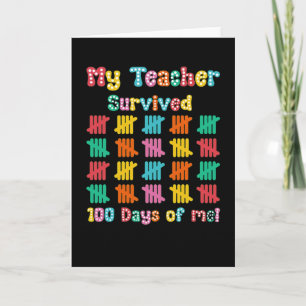 Cute 100 Days Making A Difference Puzzle Inclusion Card