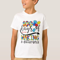 Cute 100 Days Making A Difference Puzzle Inclusion
