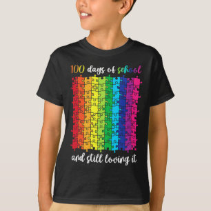 Cute 100 Days Of School And Still Loving It Happy  T-Shirt