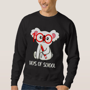 Cute 100 Days Of School Koala Animal Student Teach Sweatshirt