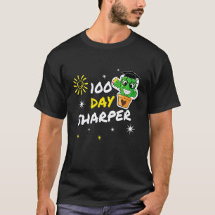 Cute 100 Days Sharper Cactus Teacher 100th Day Of T-Shirt