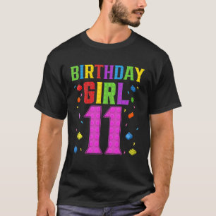 Cute 11th Birthday 11 Years Old Block Building G T-Shirt