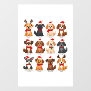 Cute 12 Dogs Xmas Funny Dog Lovers Christmas Dog M