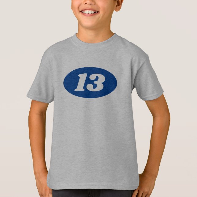 Cute 13th Birthday t shirt gift idea for teenager (Front)