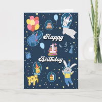 Cute 1st Birthday Card