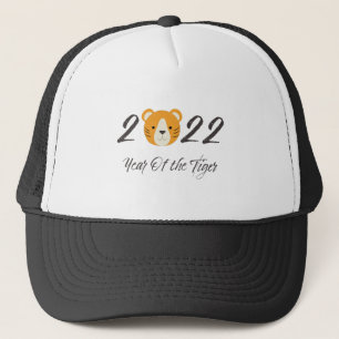 Cute 2022 Year of the Tiger Trucker Hat