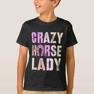 Cute 2026 Crazy Horse Lady Powered Lunar Energy Cn T-Shirt