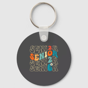 Cute 2026 Senior Grad Groovy 2026 Graduation Class Key Ring
