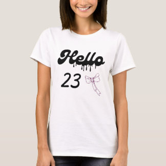 Cute 23rd Birthday Shirt for Girls – Sweet 23 Year