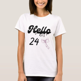 Cute 24th Birthday Shirt for Girls – Sweet 24 Year