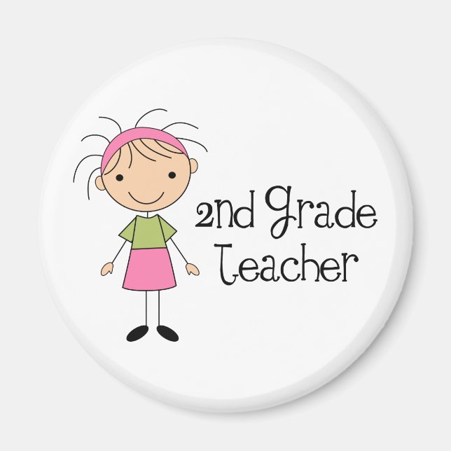 Cute 2nd Grade Magnet (Front)