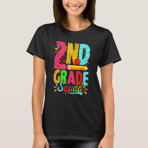Cute 2nd Grade Squad Back To School First Day Of S T-Shirt