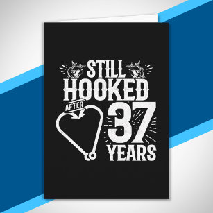 Cute 37th Anniversary Couples Married 37 Years Card