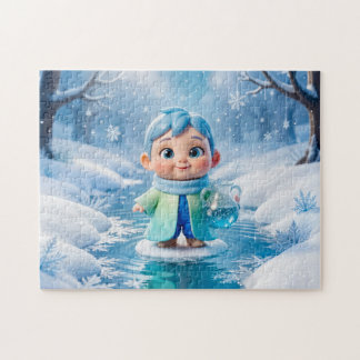 Cute 3D Aquarius Zodiac Character Jigsaw Puzzle