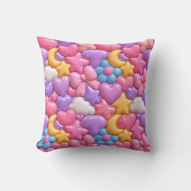 Cute 3D Candy Full Pattern Cushion (Front)