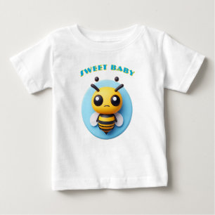 Cute 3D Cartoon Bee Character Baby T-Shirt