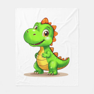 Cute 3D Digital Paint Baby Dinosaur Blanket