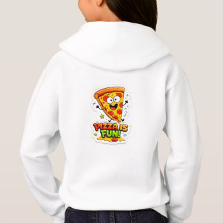 Cute 3D Kawaii Pizza Cartoon T-Shirt for Kids