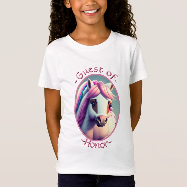 Cute 3D Spirit Pony 2 Guest of Honour T-Shirt (Front)