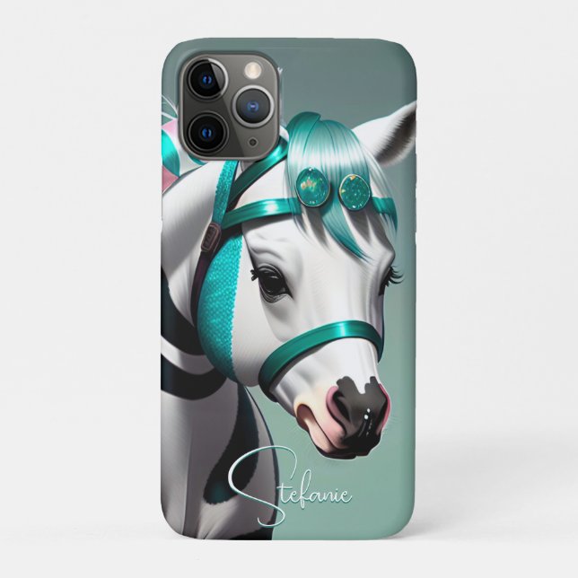 Cute 3d Spirit Pony 7 Case-Mate iPhone Case (Back)