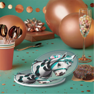 Cute 3D Spirit Pony 7 Paper Plate