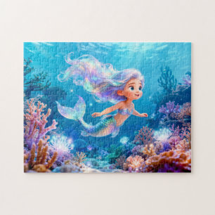 Cute 3D Virgo Zodiac Mermaid Jigsaw Puzzle