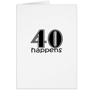 Cute, "40 Happens"
