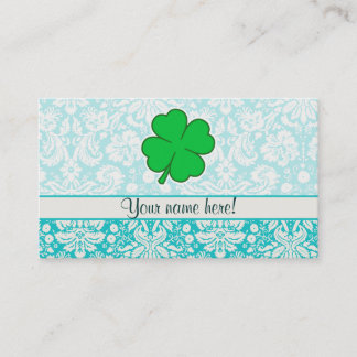 Cute 4 Leaf Clover Business Card