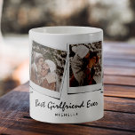 Cute 4 photo Best Girlfriend Ever Coffee Mug<br><div class="desc">Cute mug featuring 4 photos of your choice and the text 'Best Girlfriend Ever' which can be customised to any relation. Personalise with a name.</div>