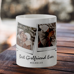 Cute 4 photo Best Girlfriend Ever Coffee Mug