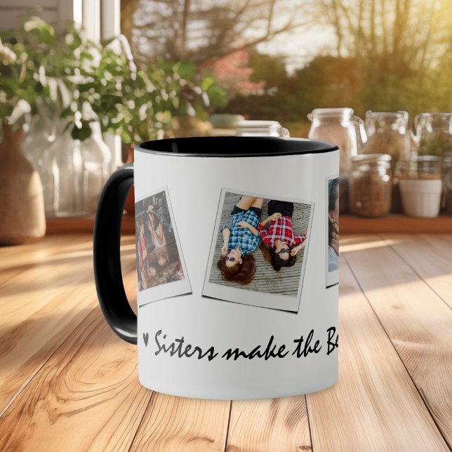 Cute 4 photo Sisters Mug (Creator Uploaded)
