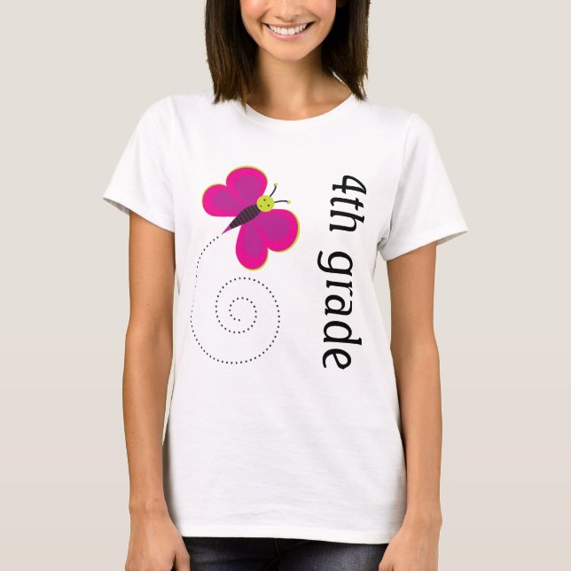 Cute 4th Grade T Shirt (Front)