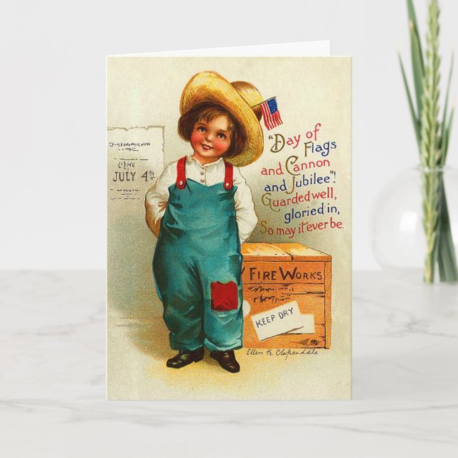 Cute 4th of July Card (Front)