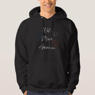 Cute 4th of July Mom for Wife Mom American Hoodie